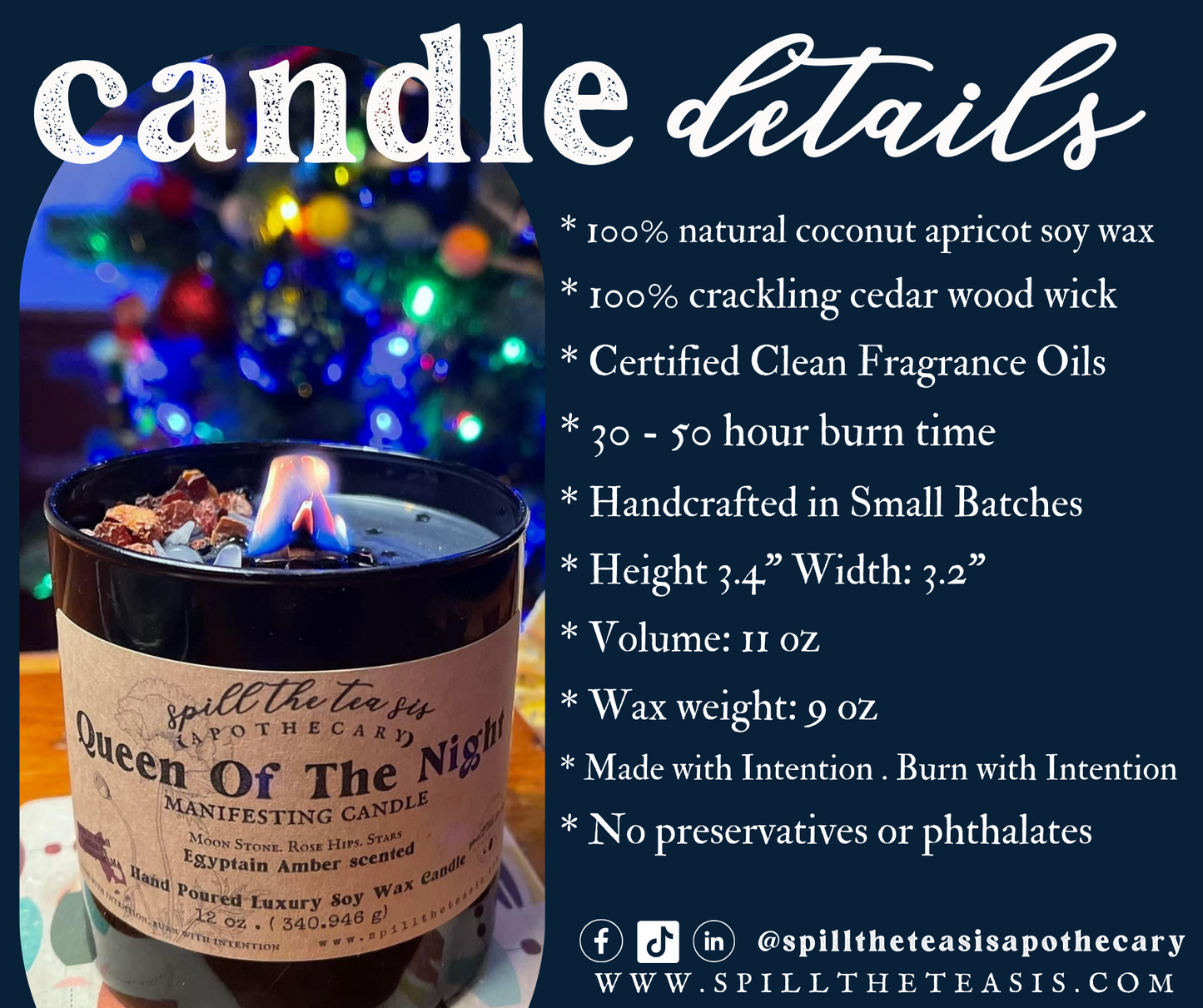 Hot Witch Summer Intention Soy Wax Candle - 9oz - JAR COLOR MAY VARY