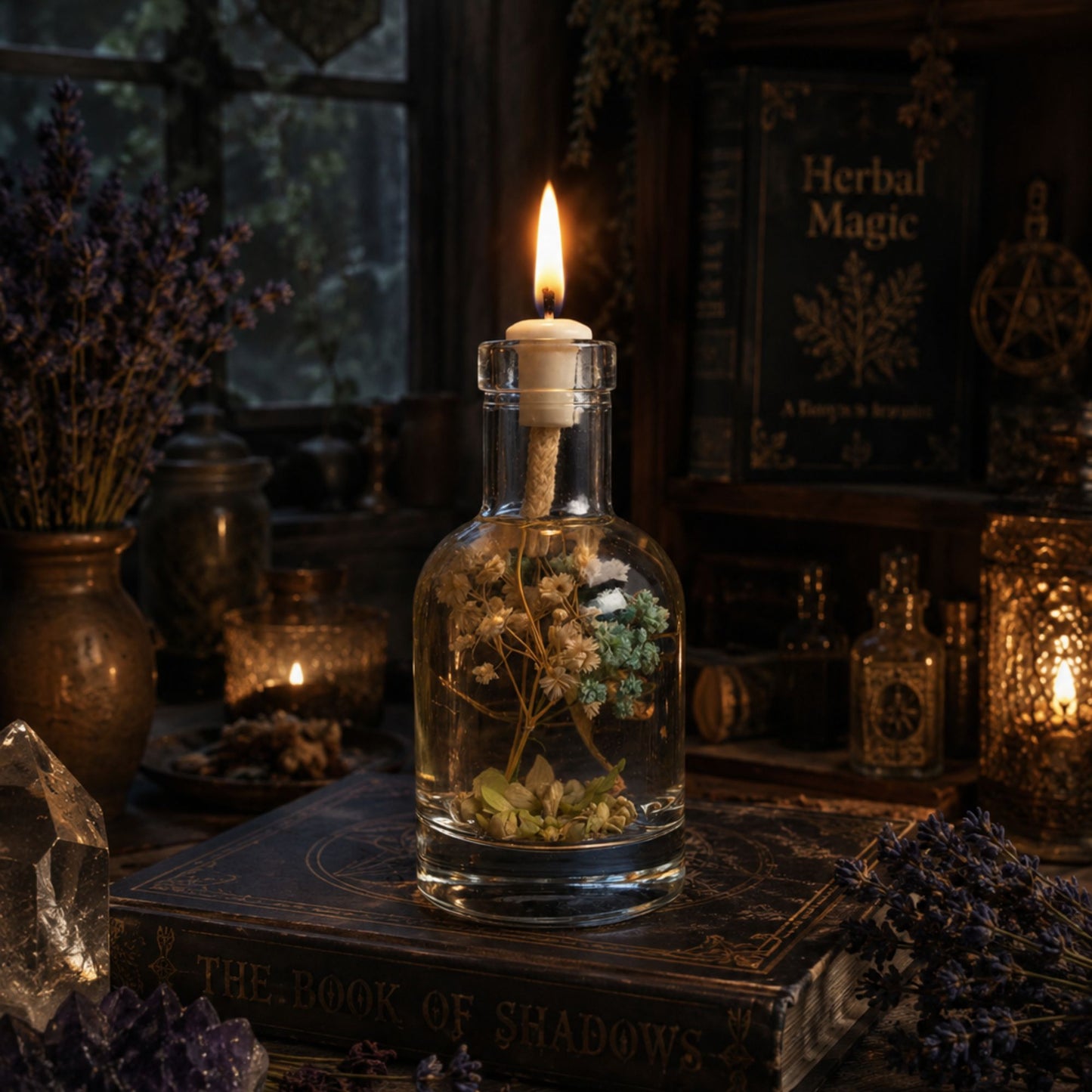 The Moon - Oil Candle