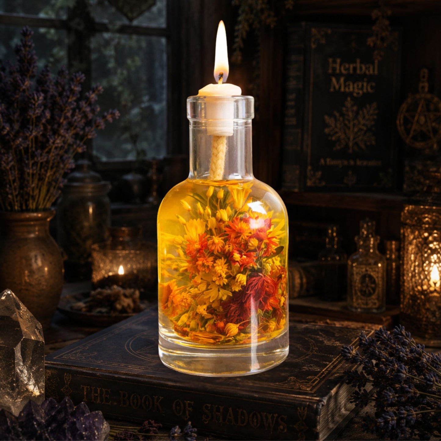 The Sun - Oil Candle