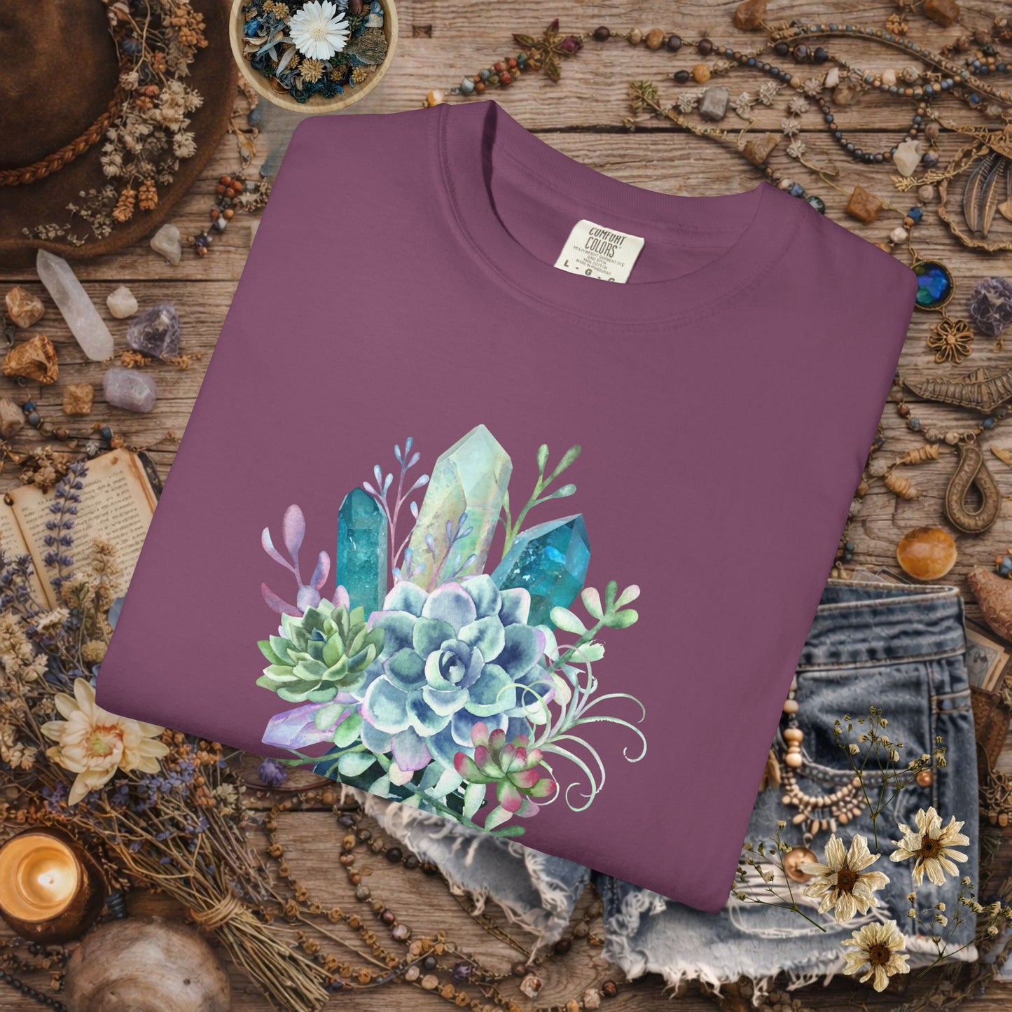 Crystal Garden Mason Jar T-Shirt