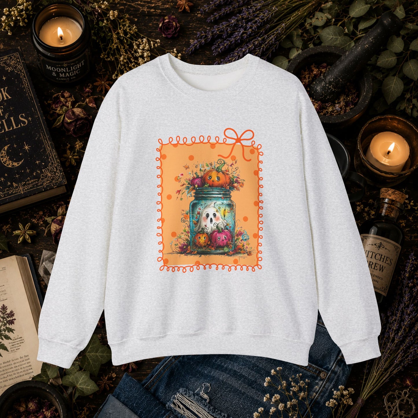 Fall Pumpkin Mason Jar Sweatshirt
