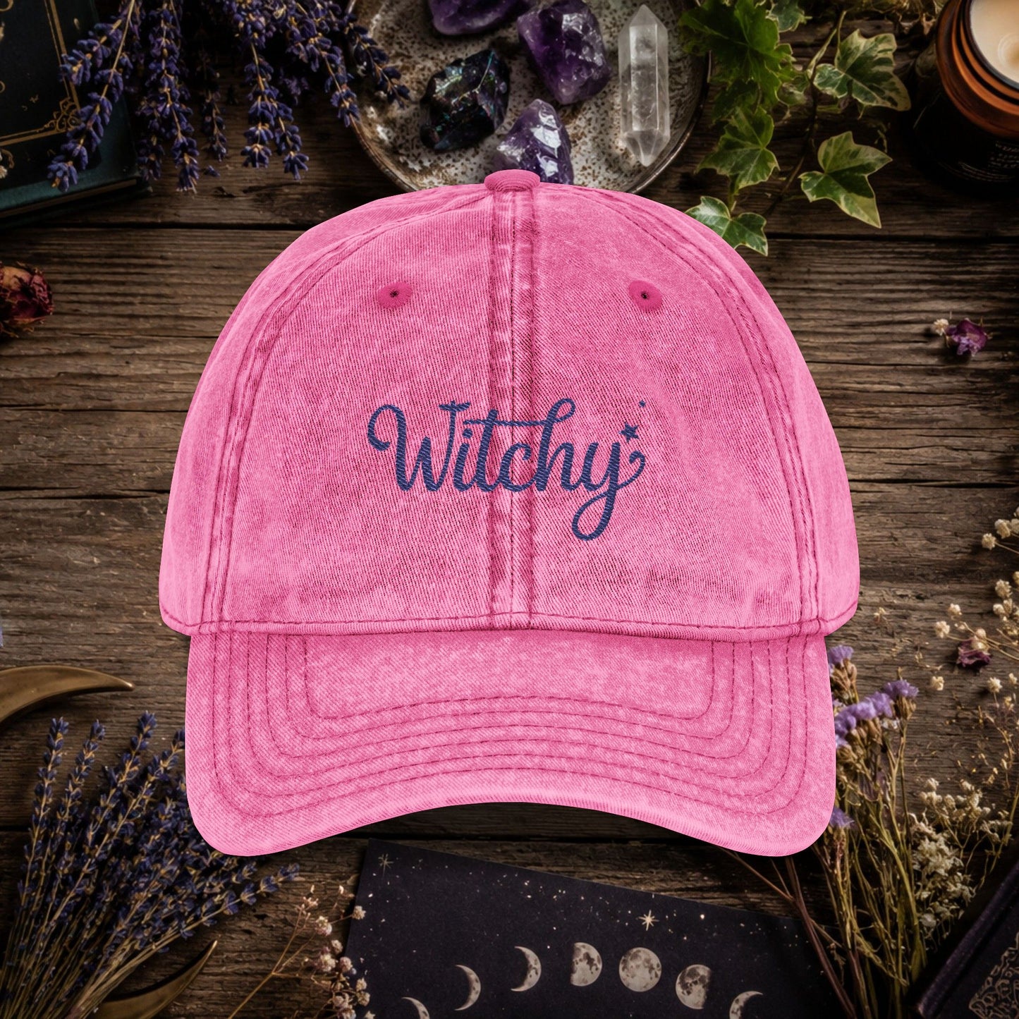 Embroidered 'Witchy' Baseball Hat