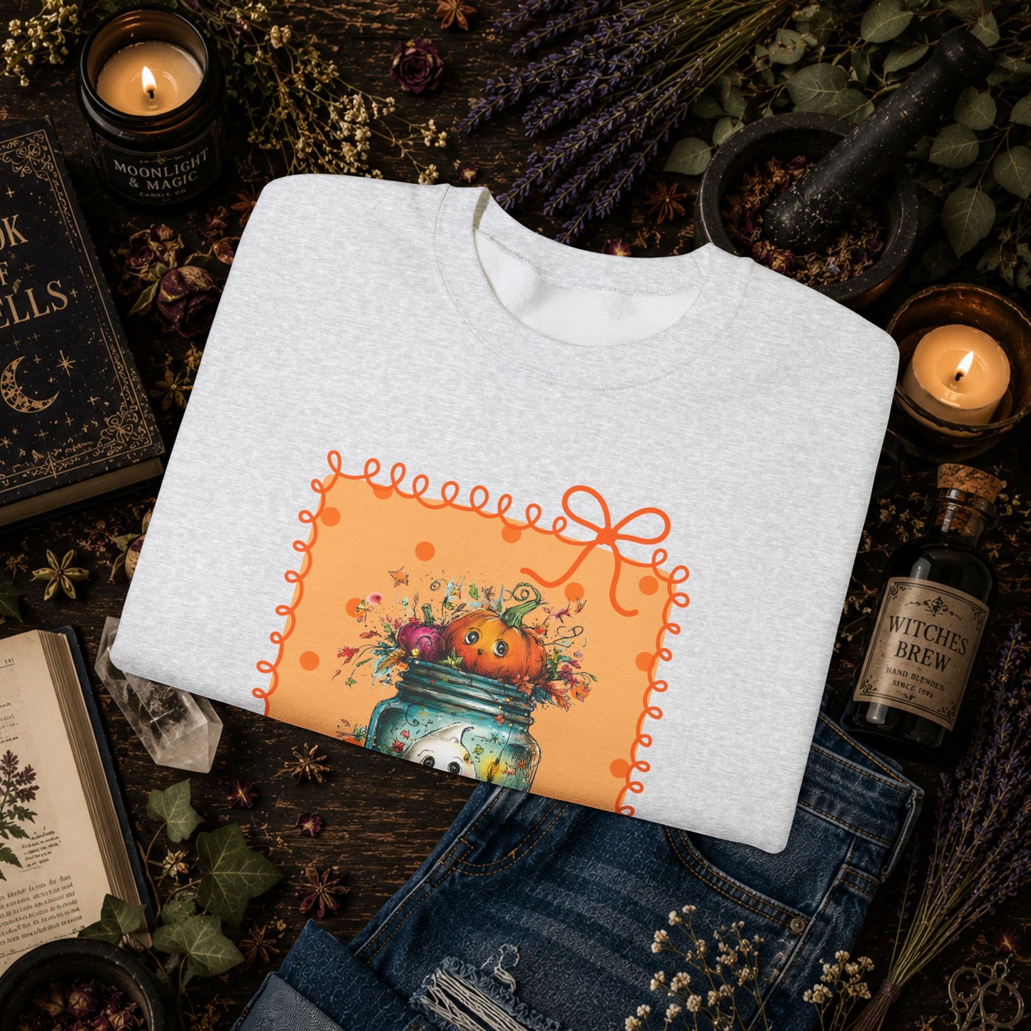 Fall Pumpkin Mason Jar Sweatshirt