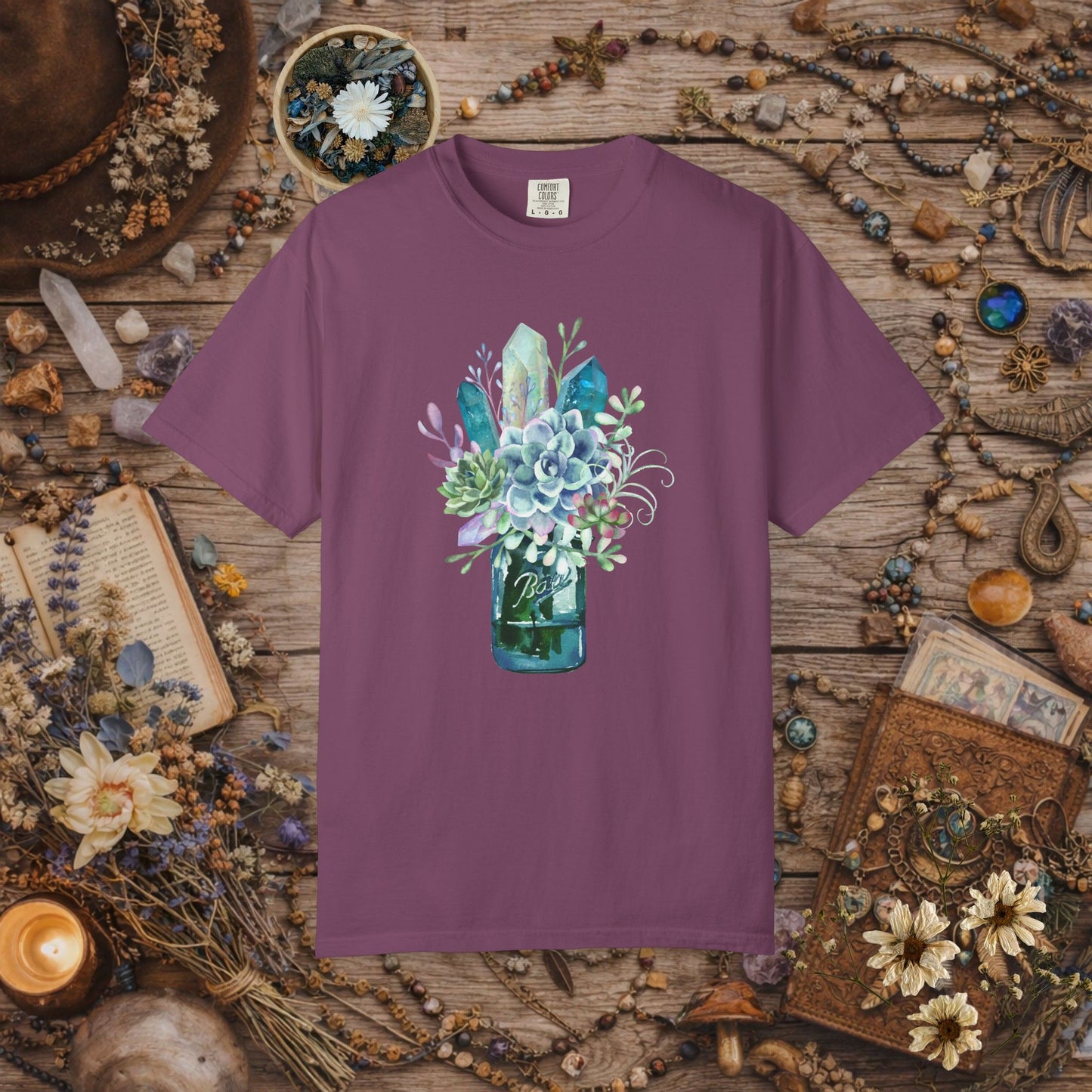 Crystal Garden Mason Jar T-Shirt