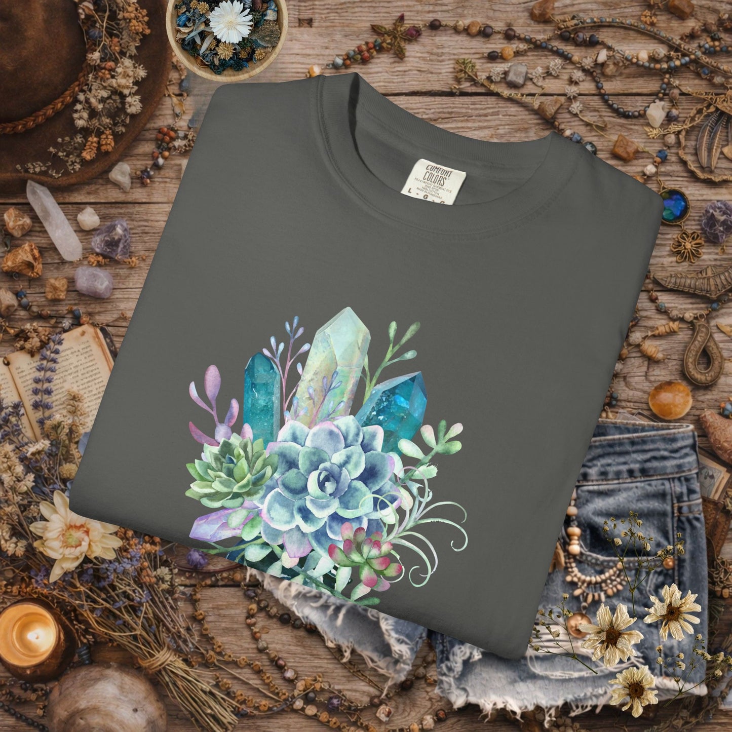 Crystal Garden Mason Jar T-Shirt