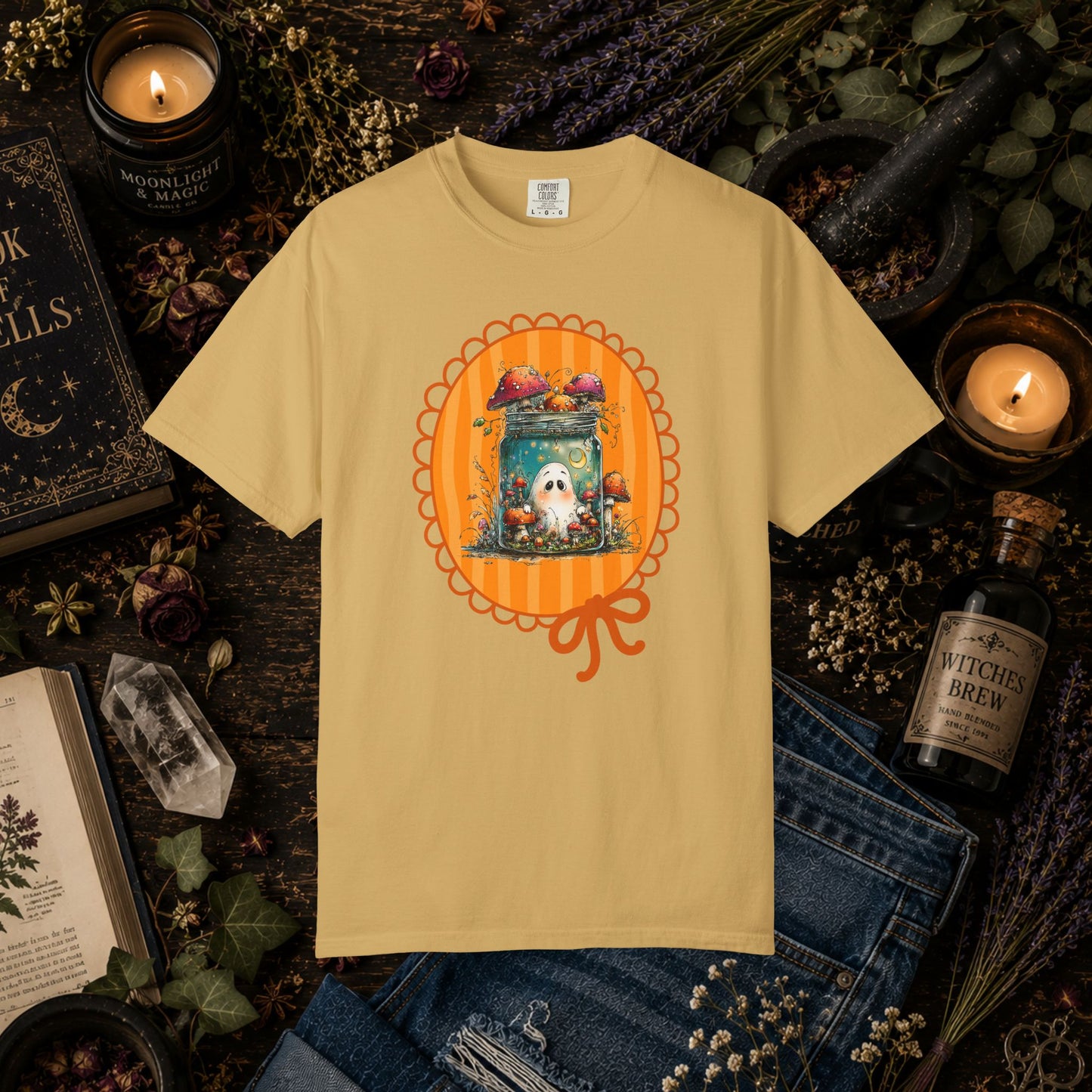 Ghost with Mushrooms T-Shirt
