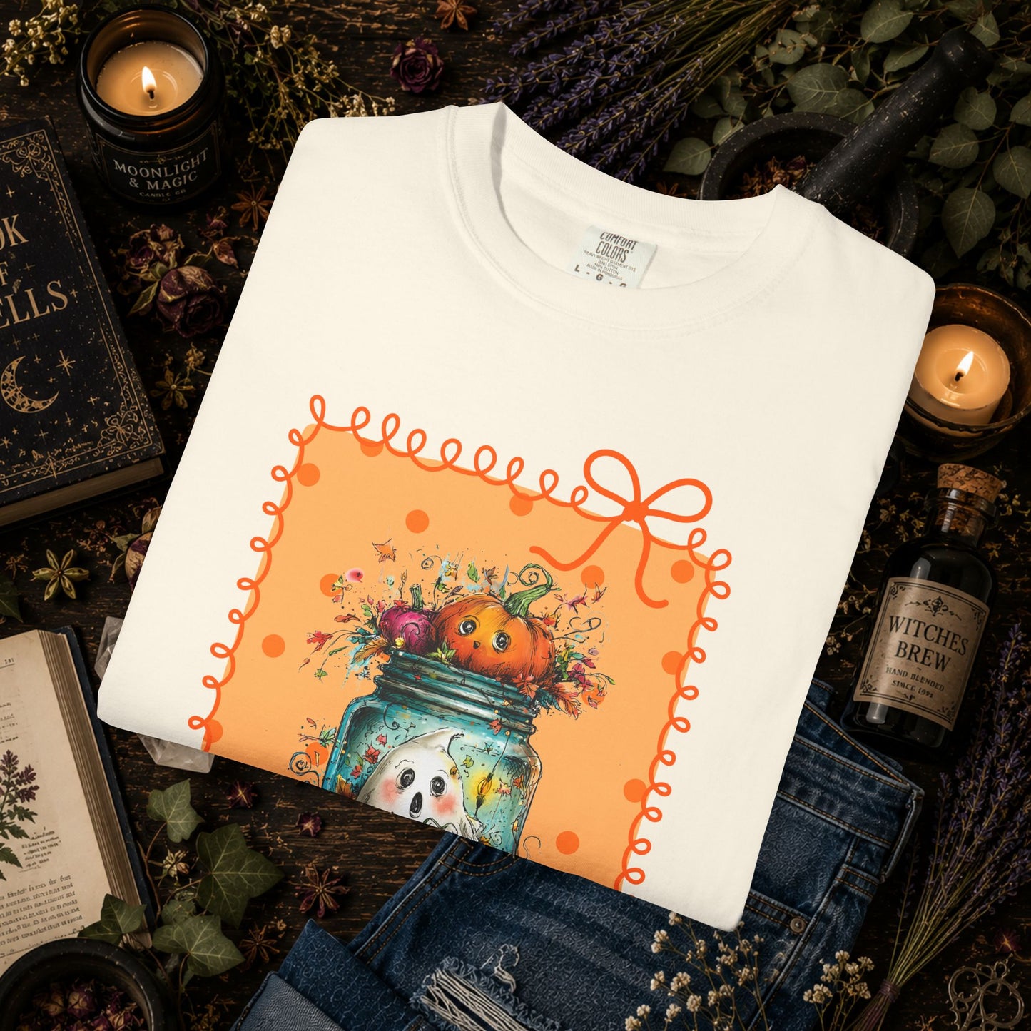 Halloween Pumpkin Ghost T-Shirt