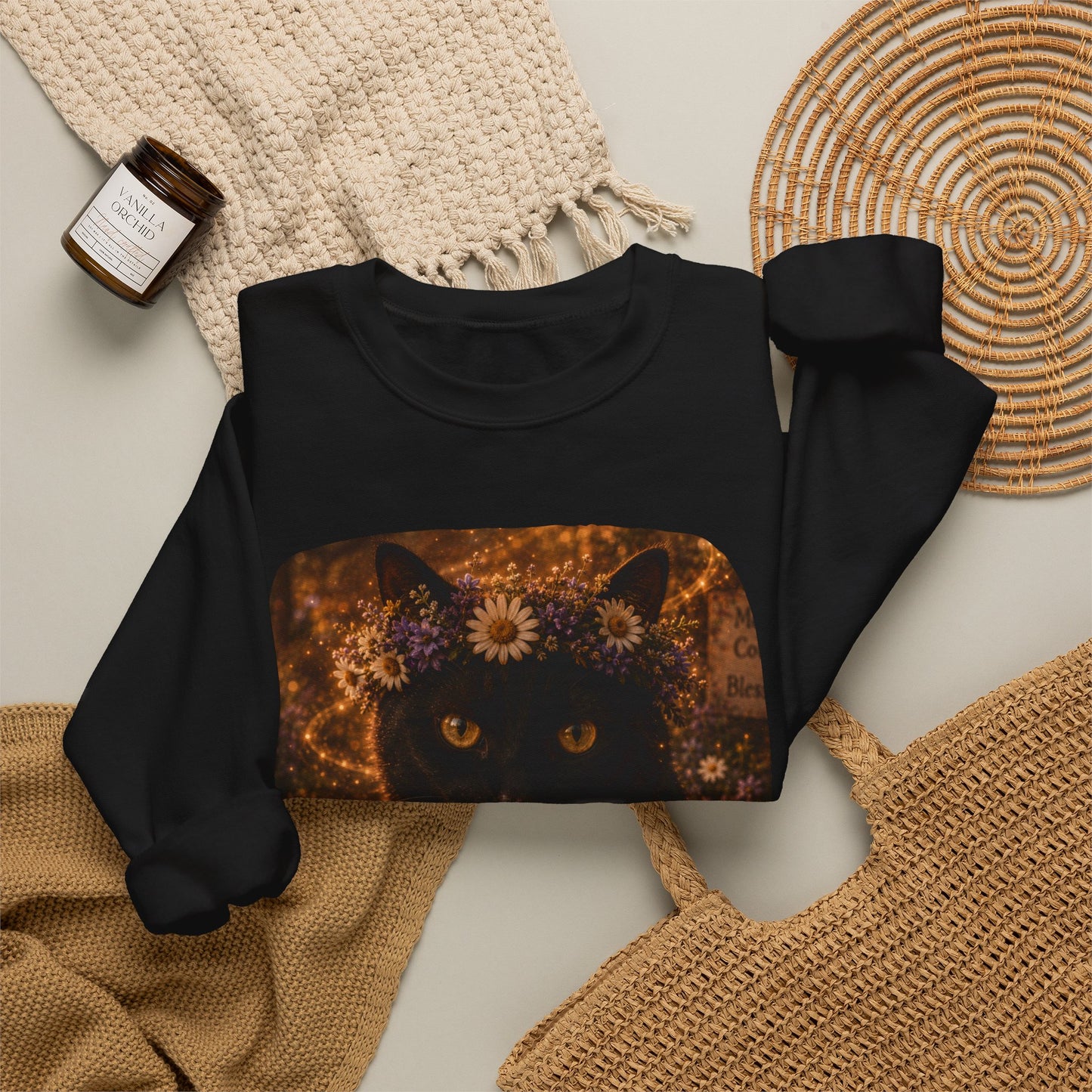 Mystic Black Cat Sweatshirt