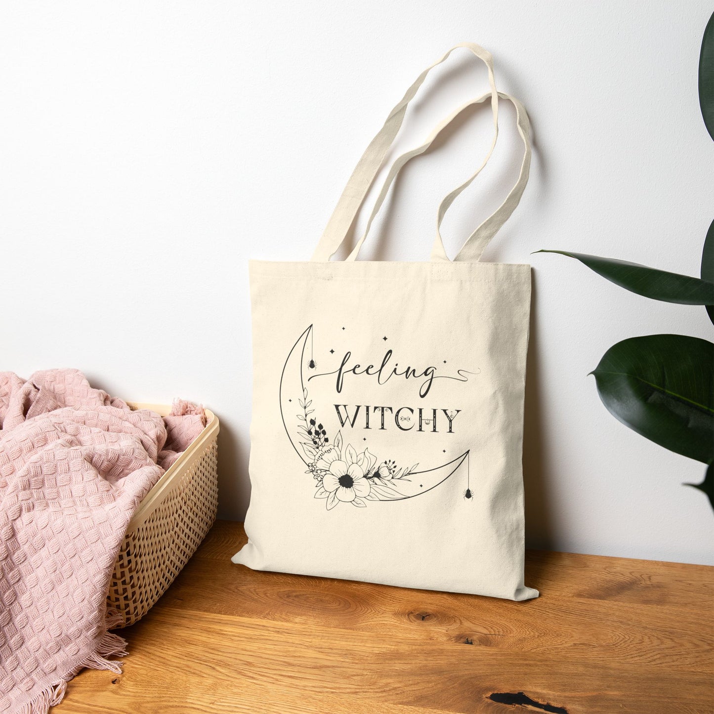 Feeling Witchy Canvas Tote Bag