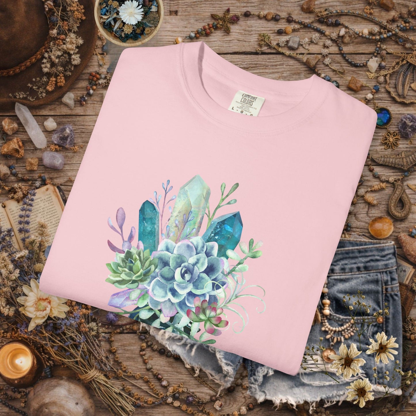 Crystal Garden Mason Jar T-Shirt