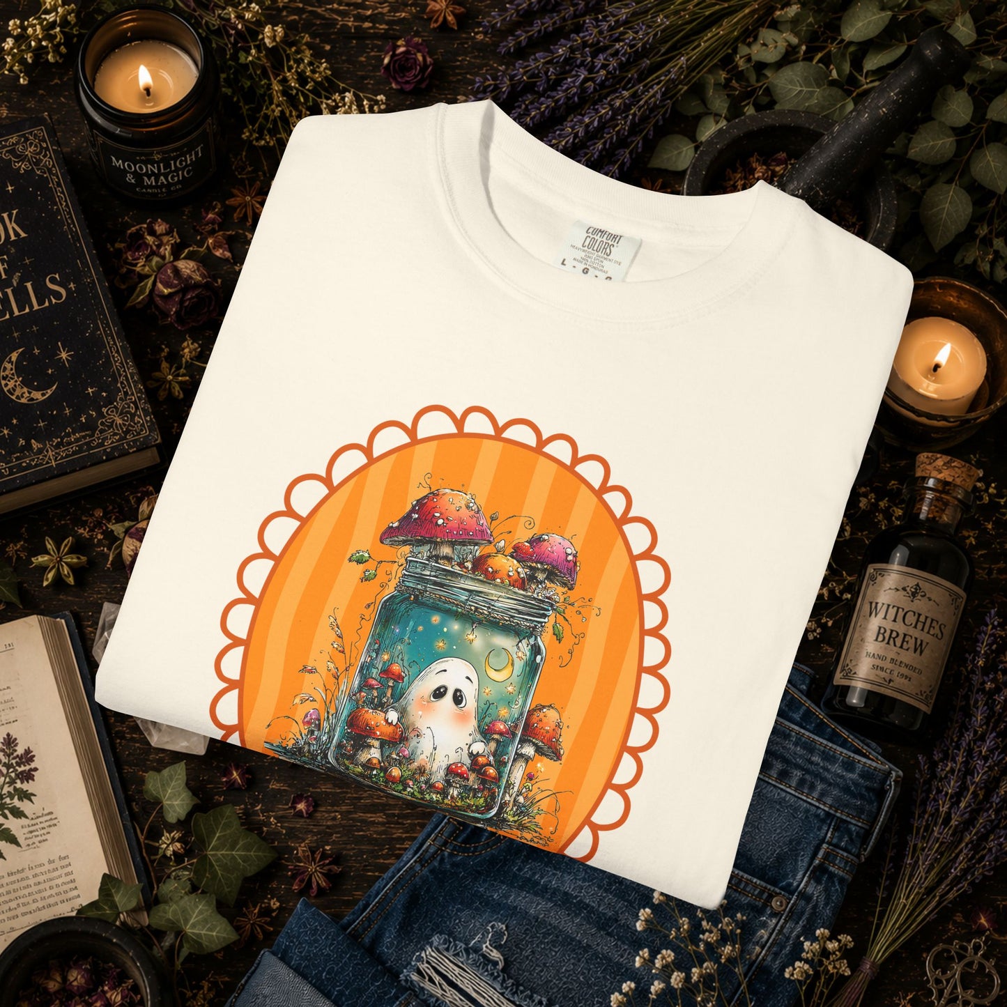 Ghost with Mushrooms T-Shirt
