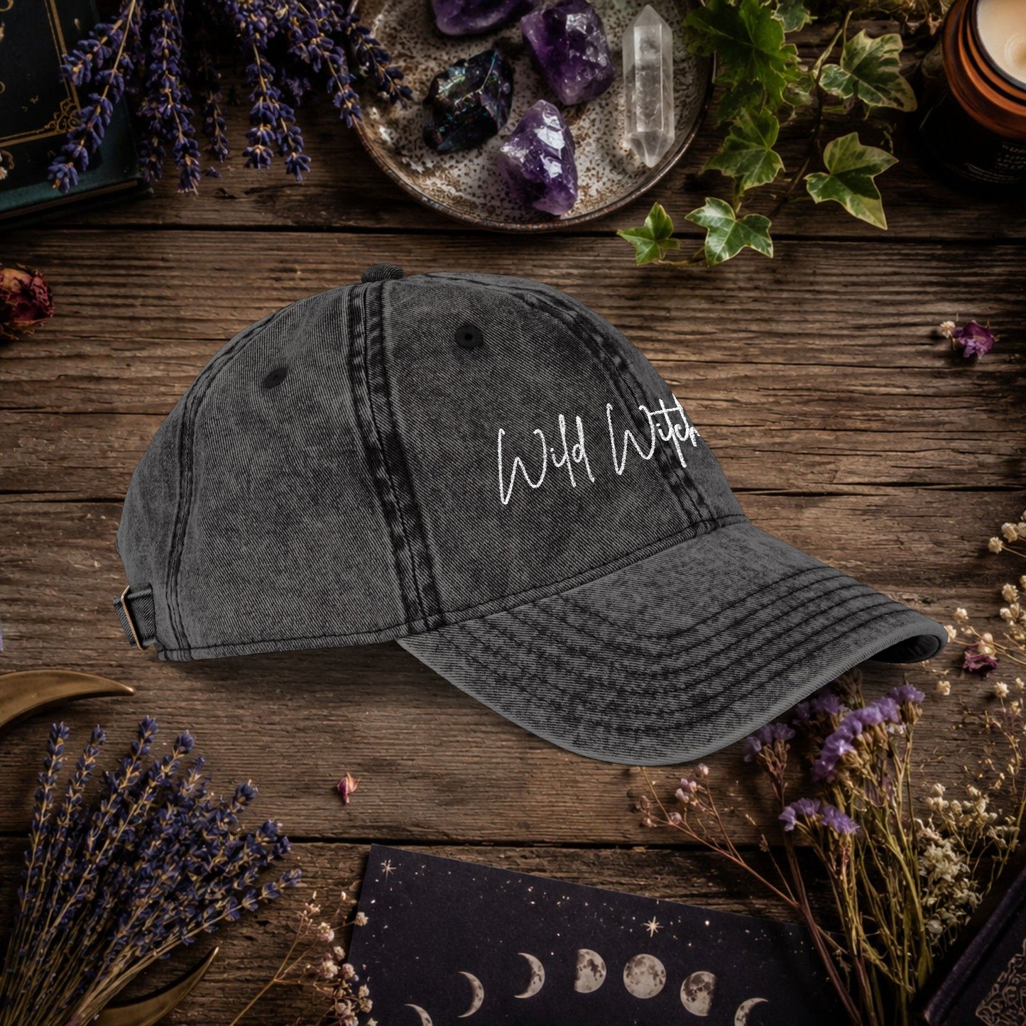 Wild Witch Soul Vintage Hat — Embroidered