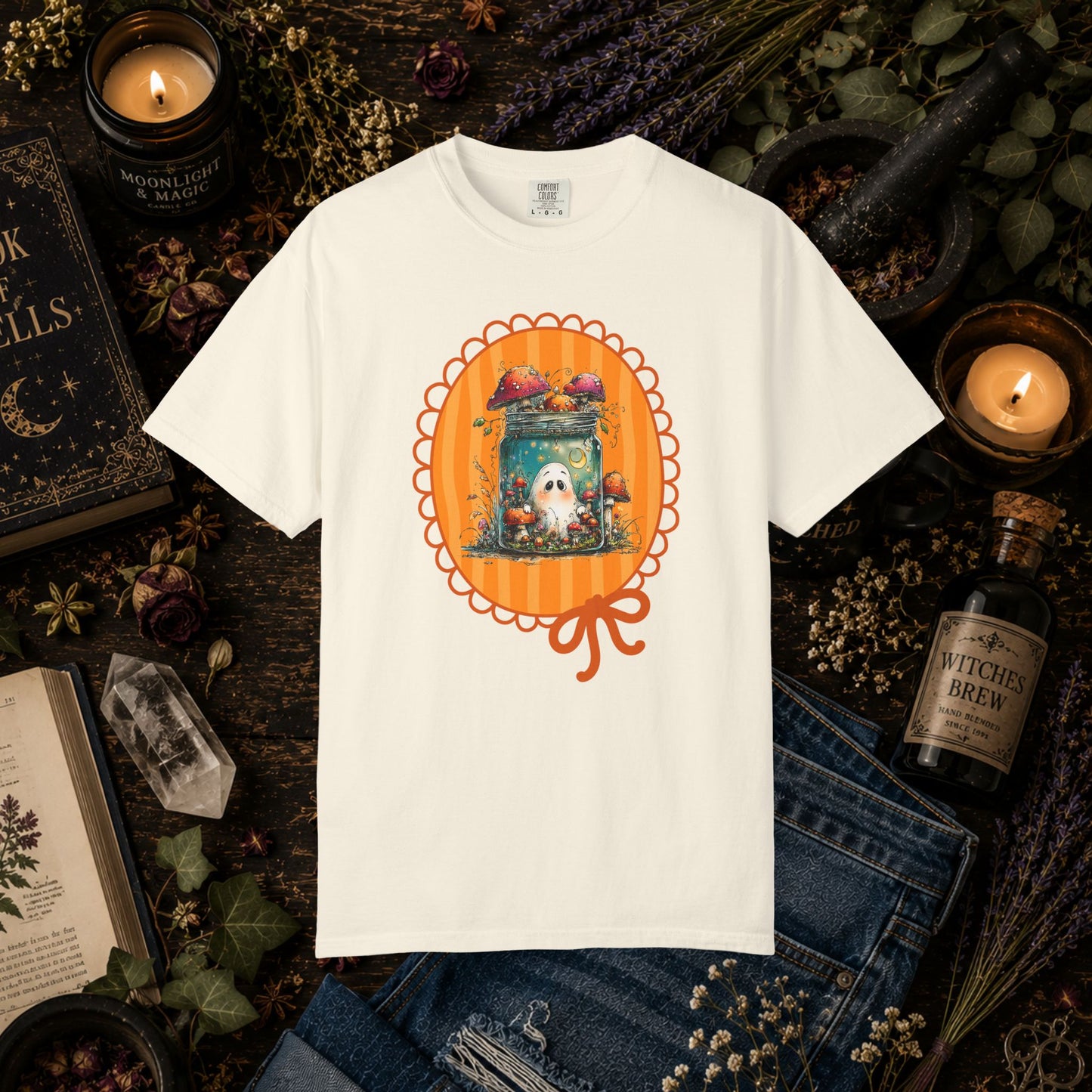 Ghost with Mushrooms T-Shirt