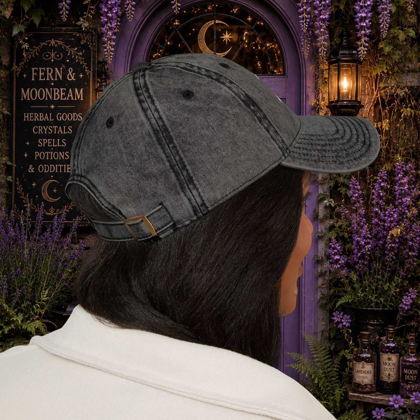 Tea & Tarot Embroidered Baseball Hat