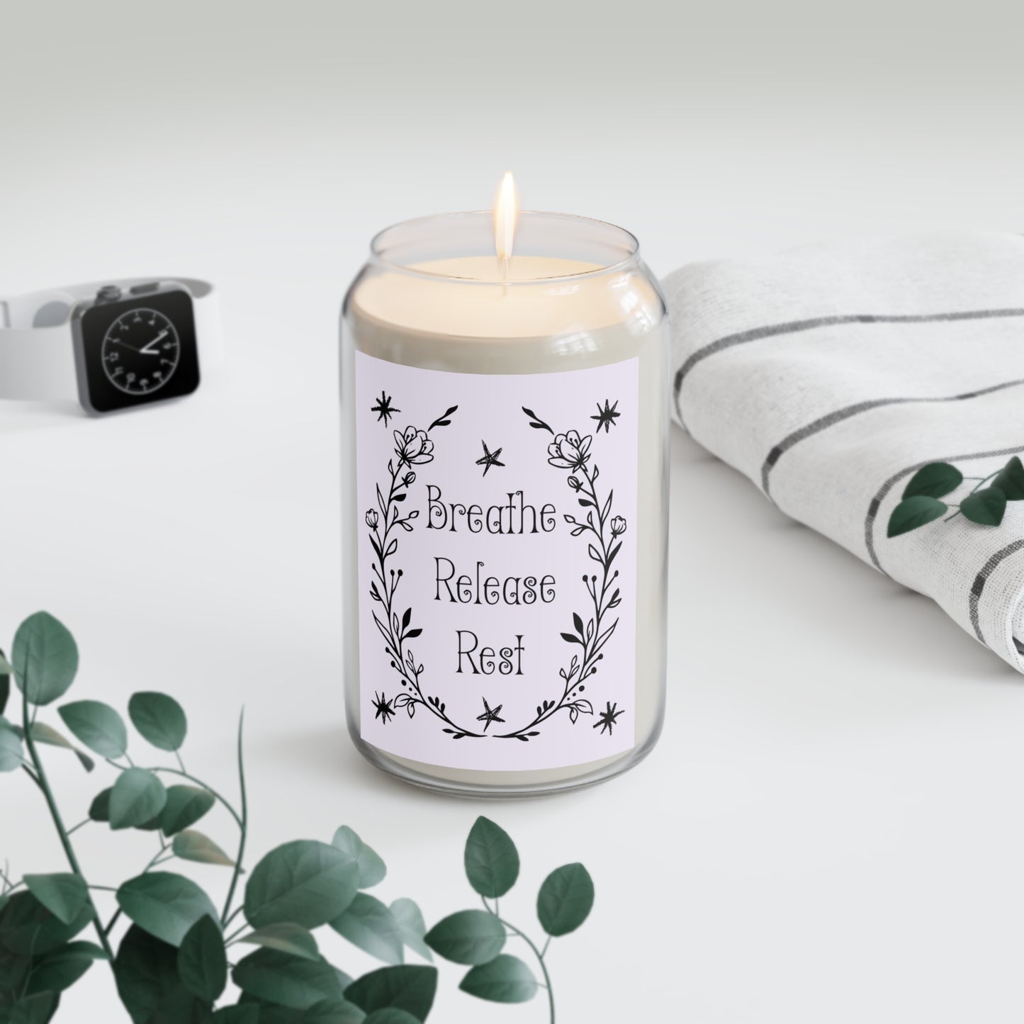 Breathe, Release, Rest Aromatherapy Soy Candle