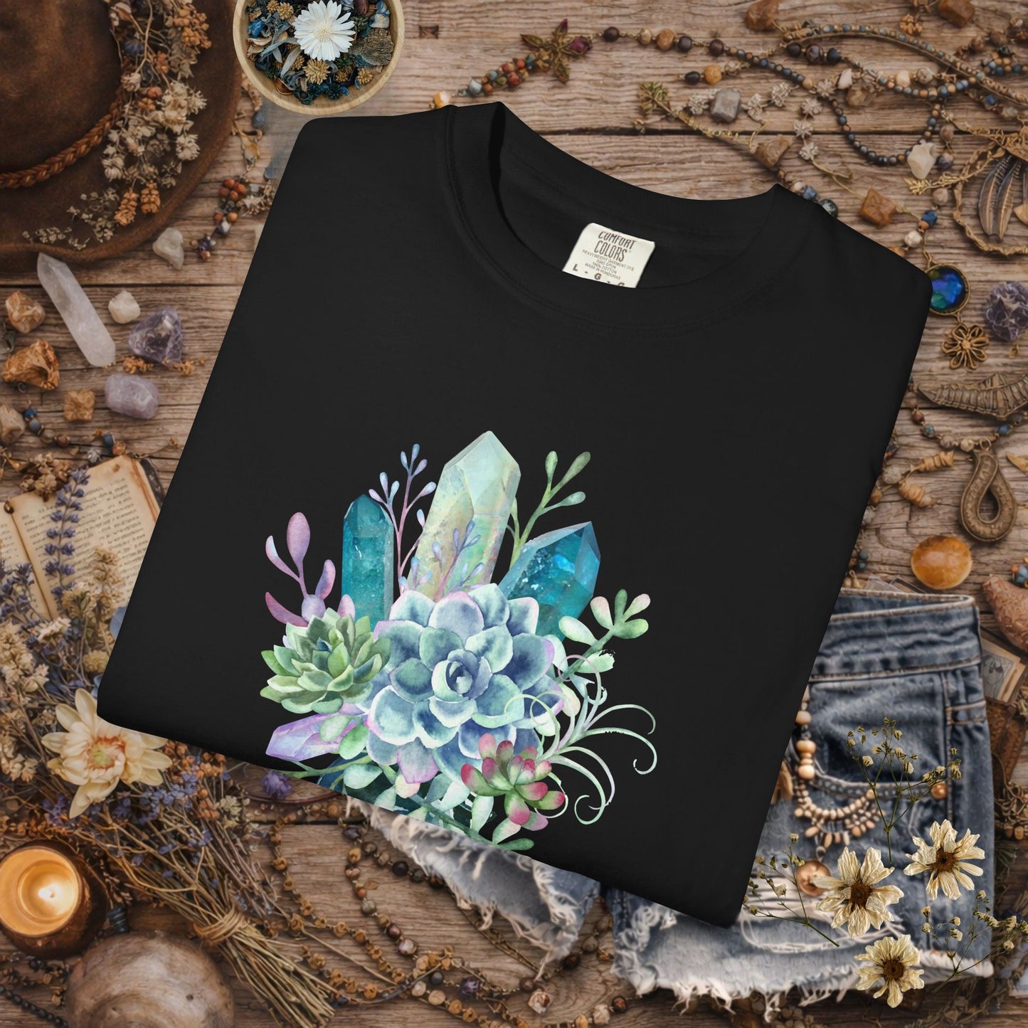Crystal Garden Mason Jar T-Shirt