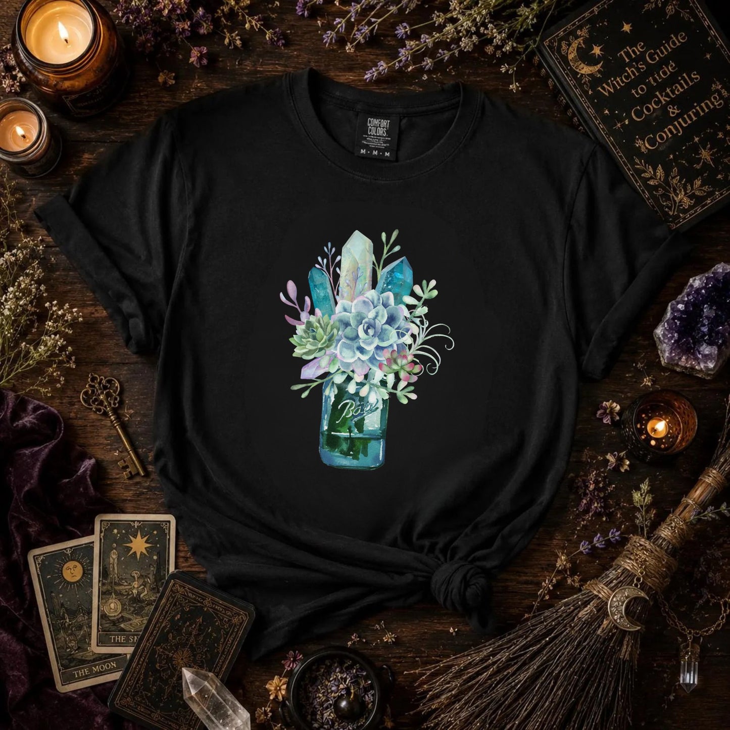 Crystal Garden Mason Jar T-Shirt