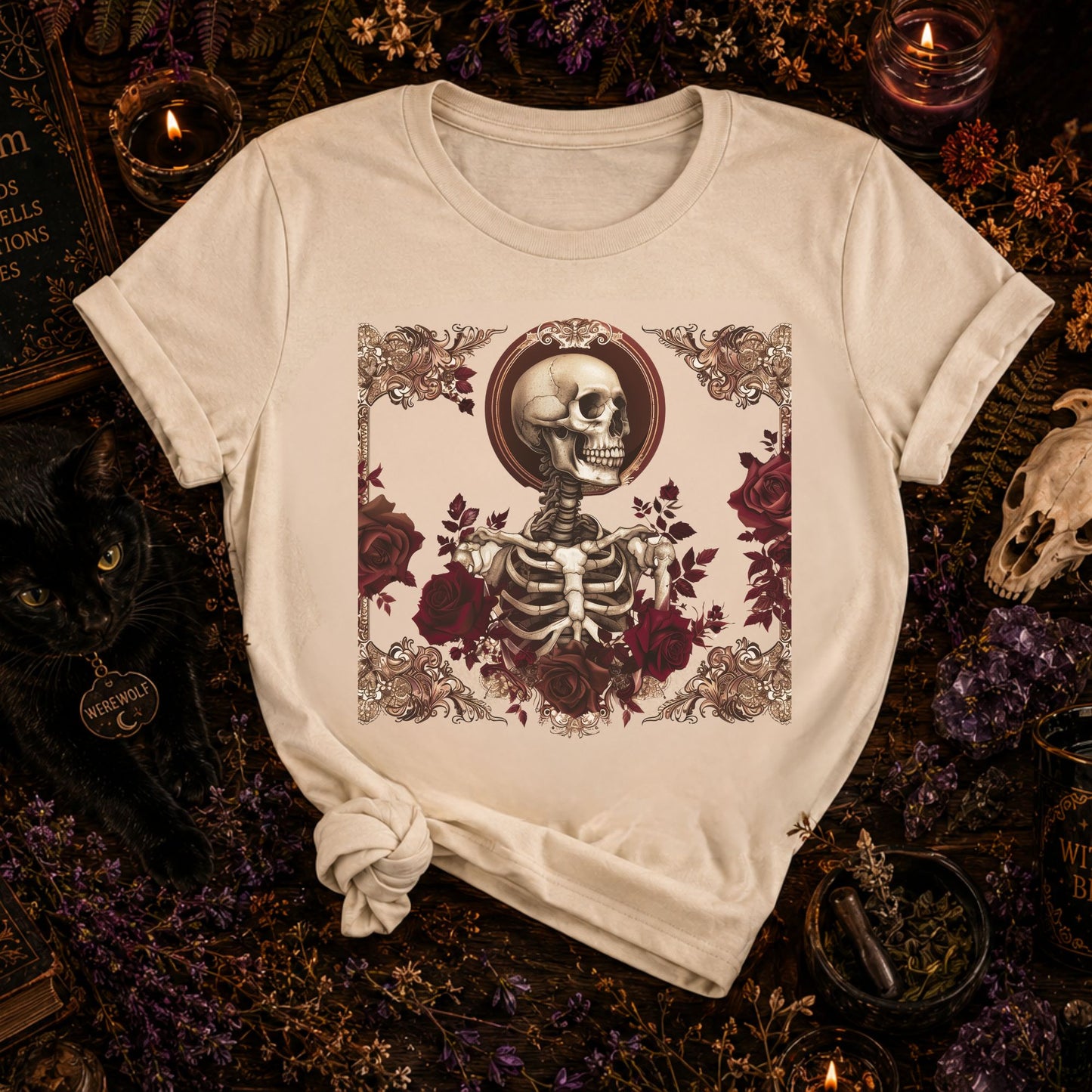 Skeleton Portrait T-Shirt