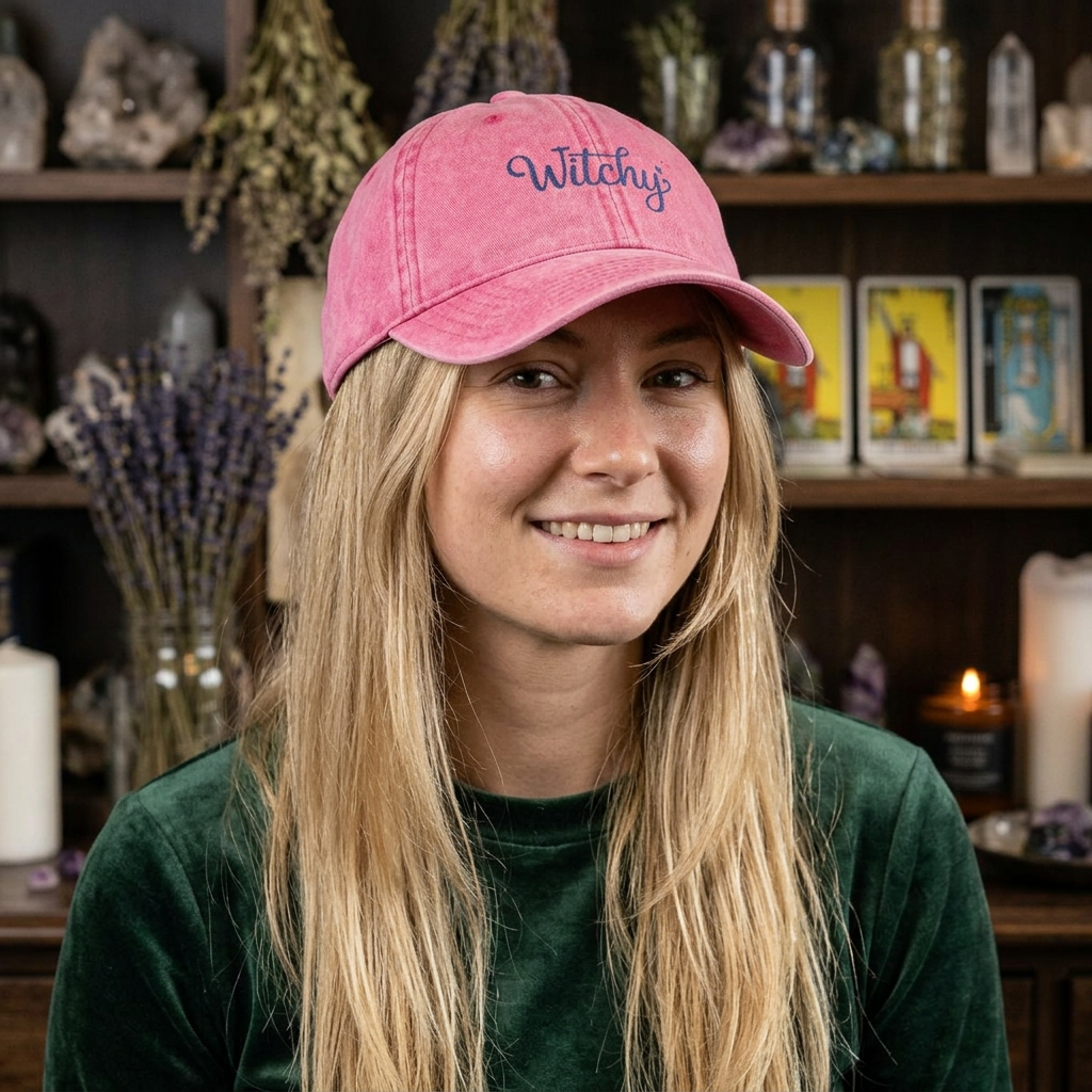 Embroidered 'Witchy' Baseball Hat