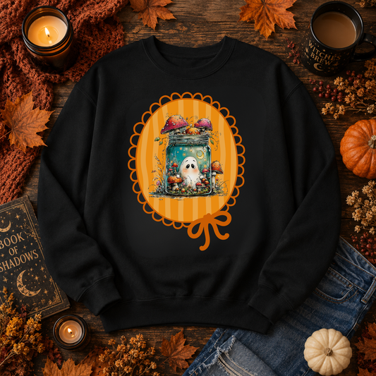 Ghost with Mushrooms Sweatshirt