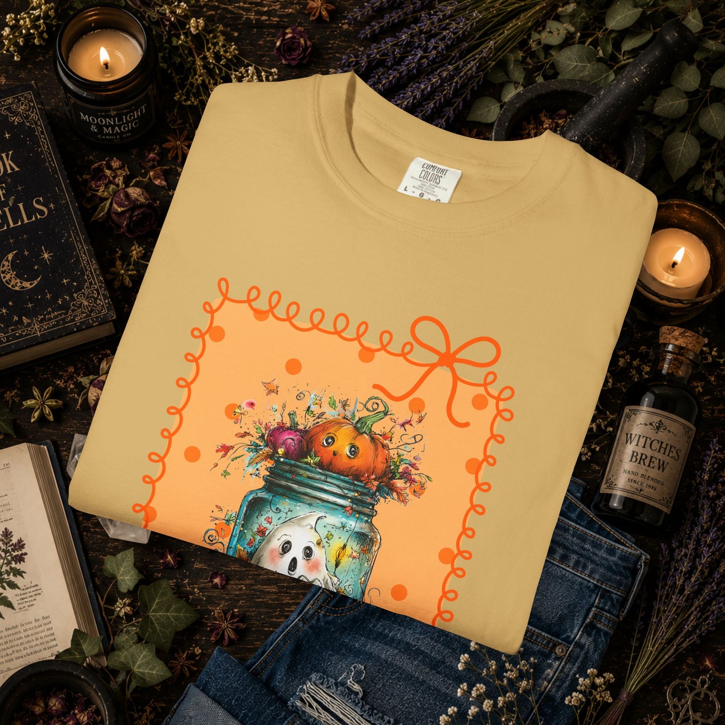 Halloween Pumpkin Ghost T-Shirt