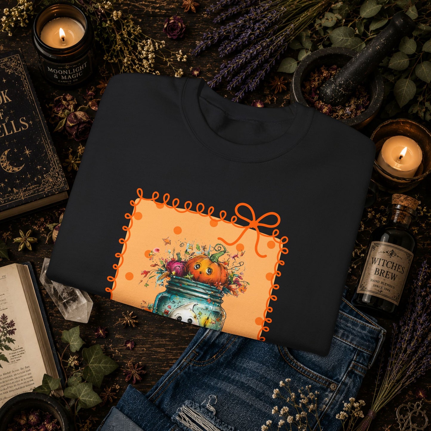 Fall Pumpkin Mason Jar Sweatshirt