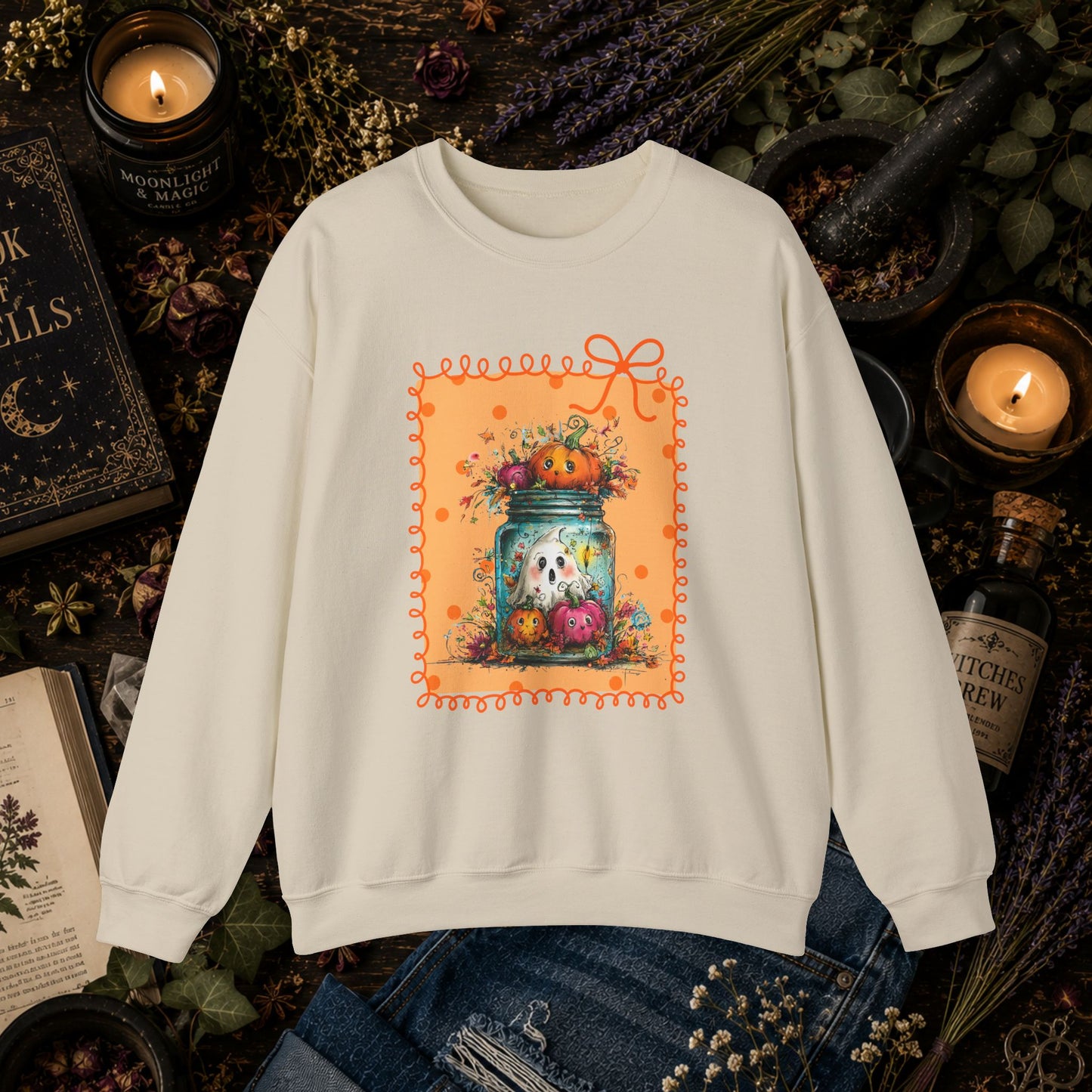 Fall Pumpkin Mason Jar Sweatshirt