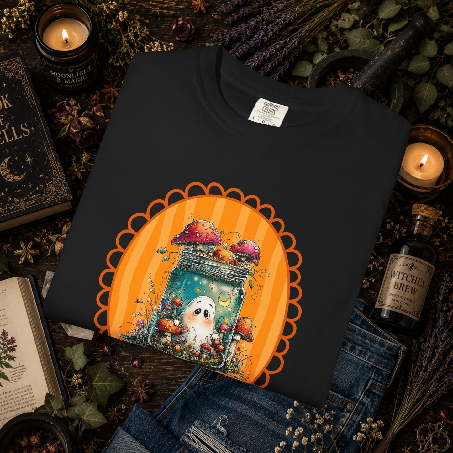 Ghost with Mushrooms T-Shirt