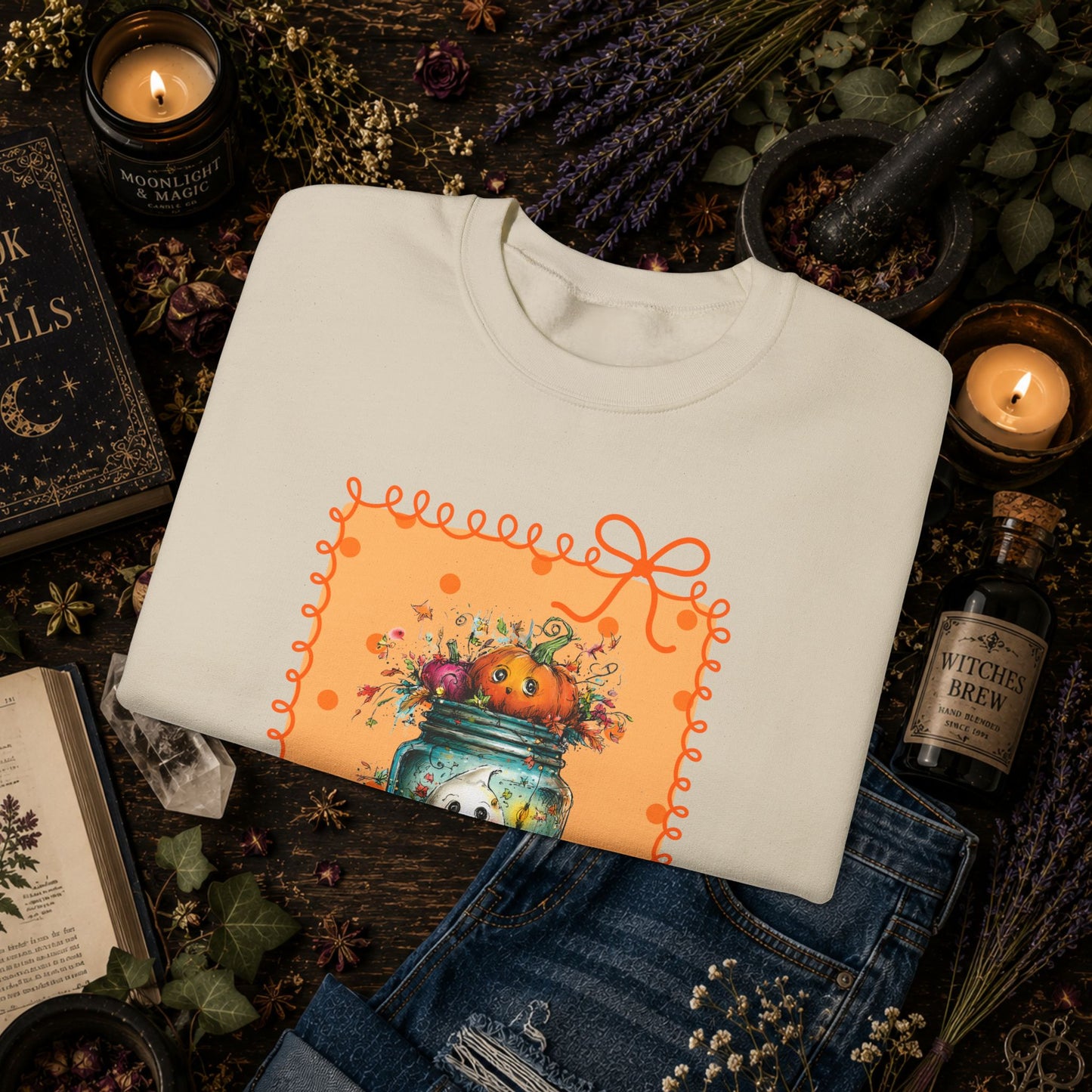 Fall Pumpkin Mason Jar Sweatshirt