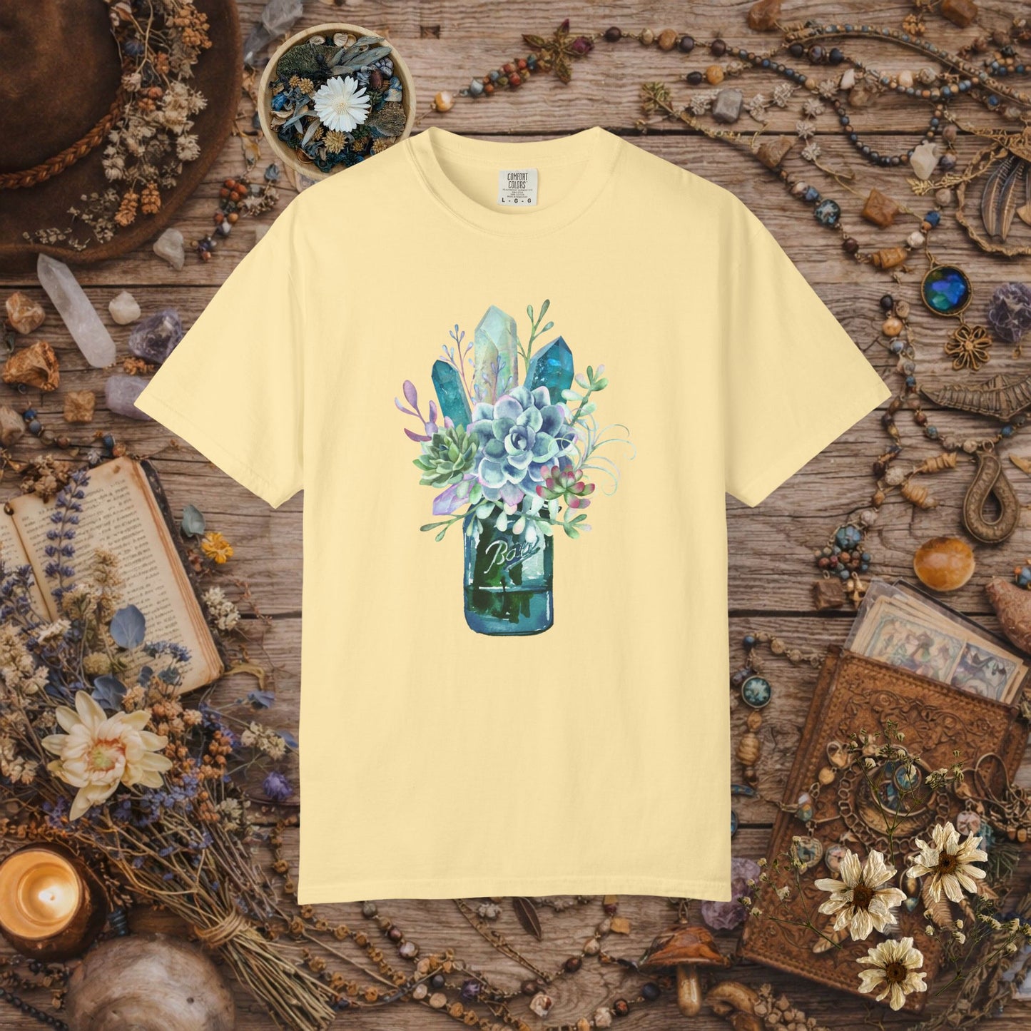 Crystal Garden Mason Jar T-Shirt