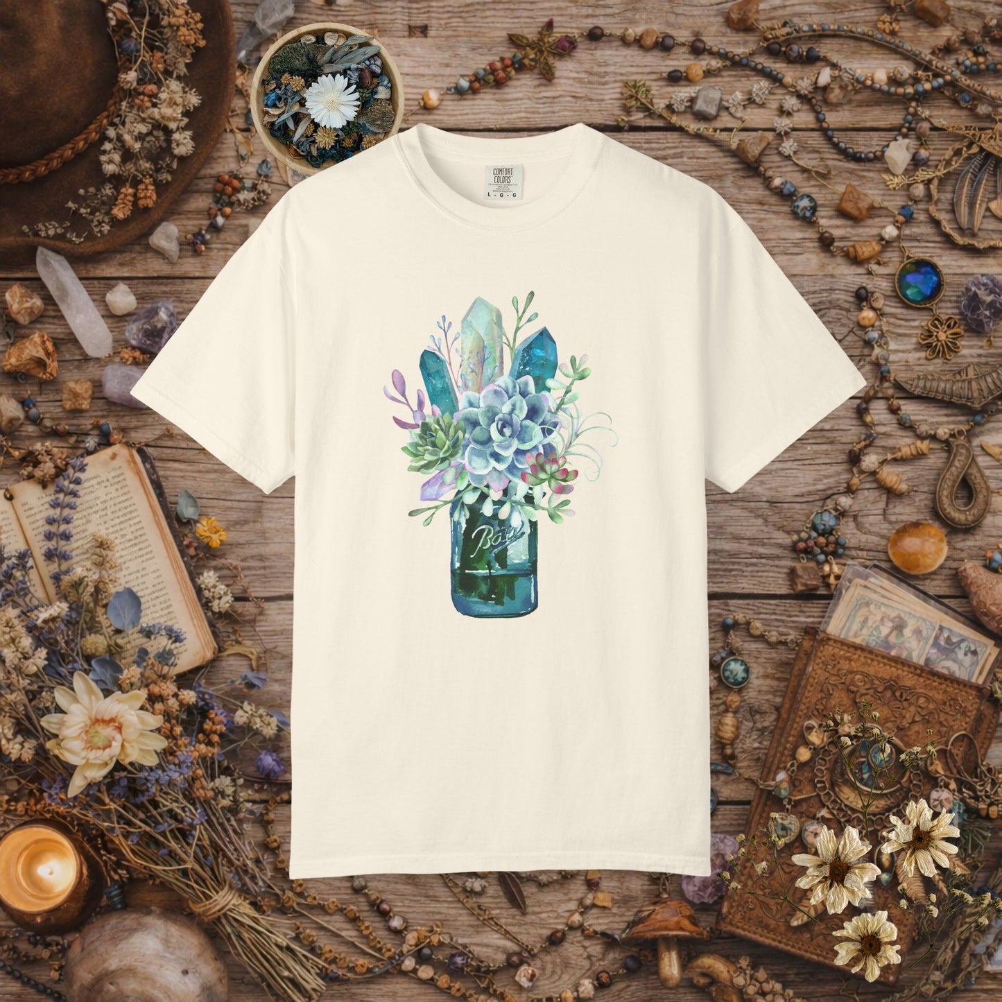 Crystal Garden Mason Jar T-Shirt