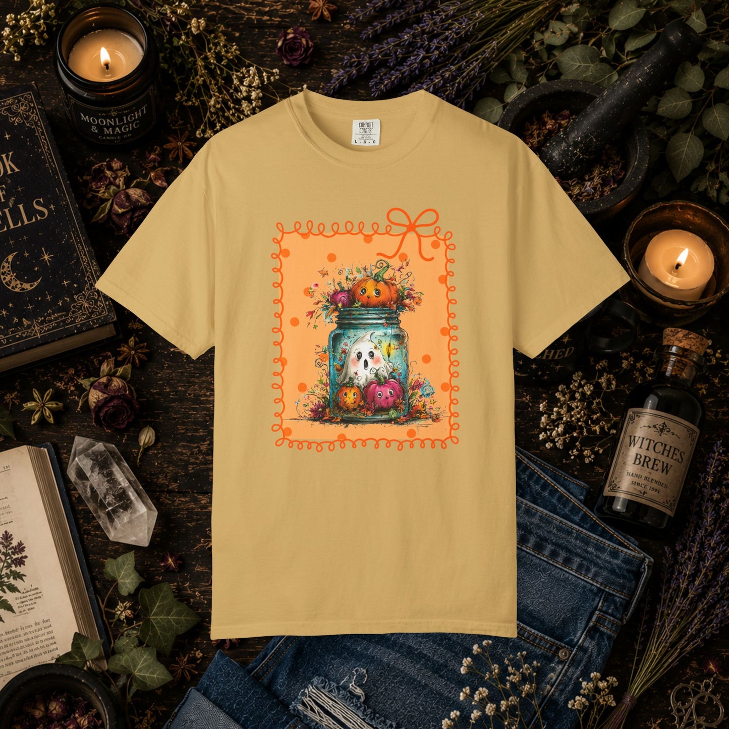 Halloween Pumpkin Ghost T-Shirt