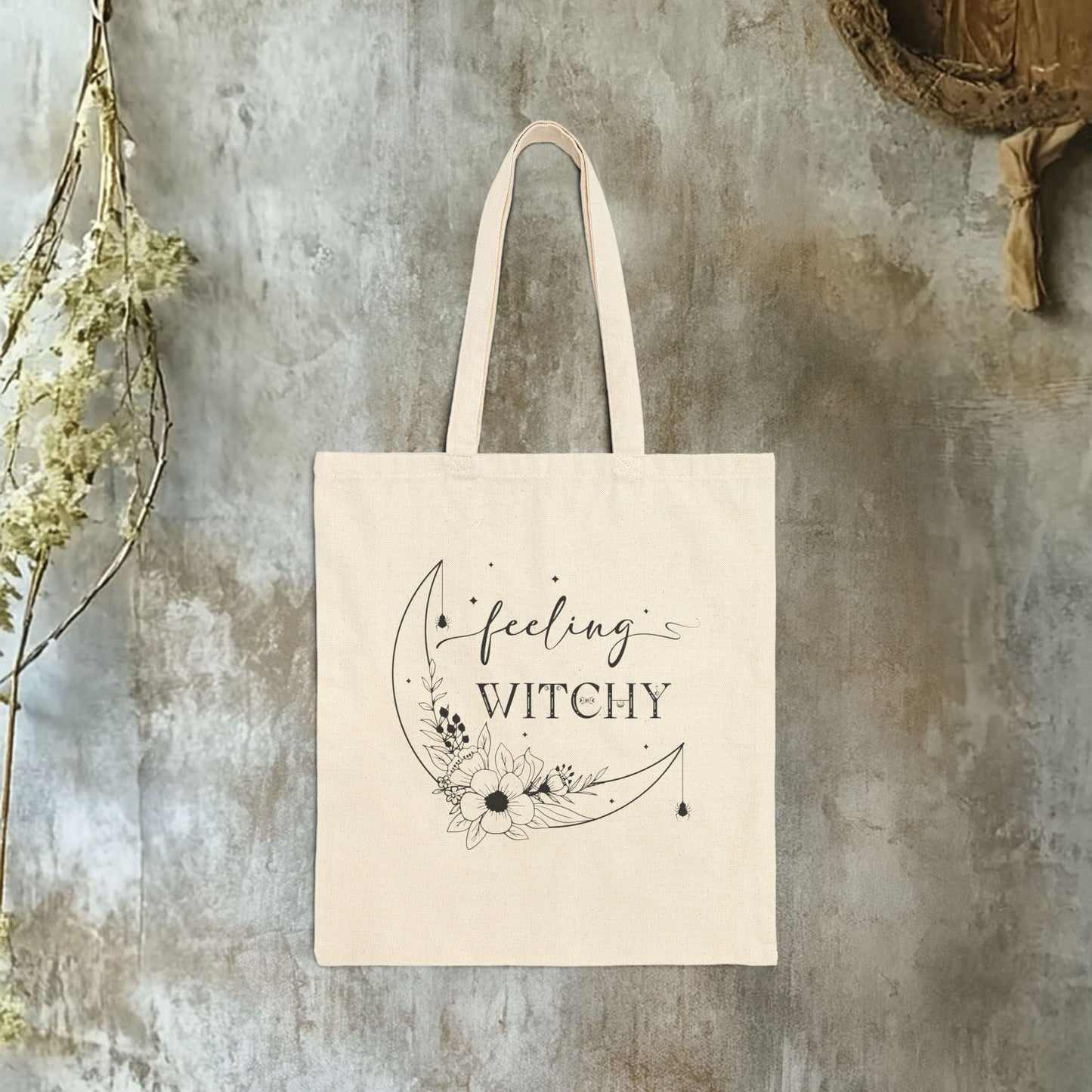 Feeling Witchy Canvas Tote Bag