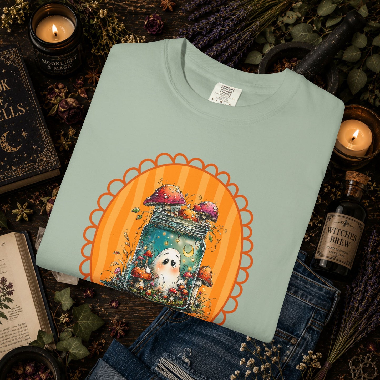 Ghost with Mushrooms T-Shirt