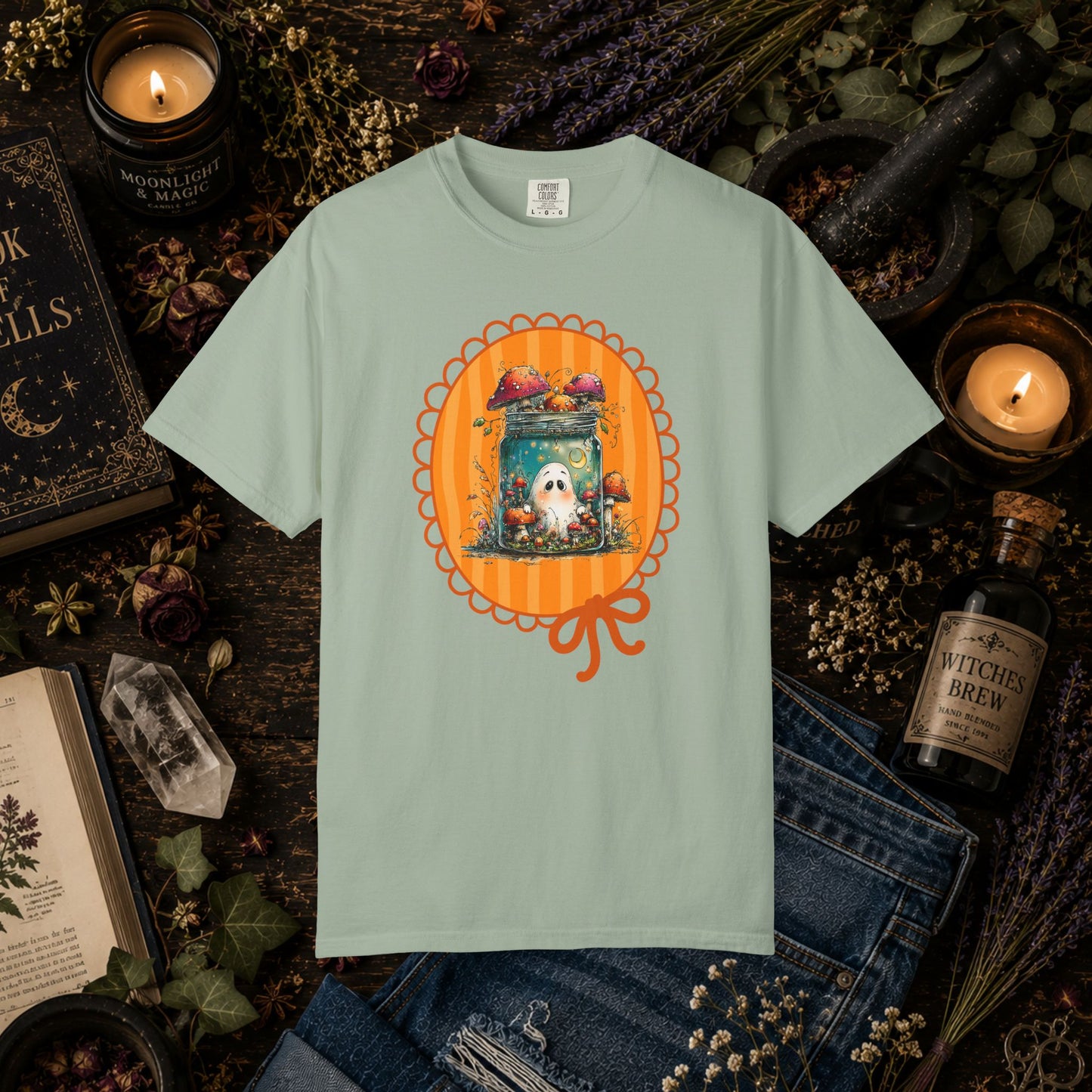 Ghost with Mushrooms T-Shirt