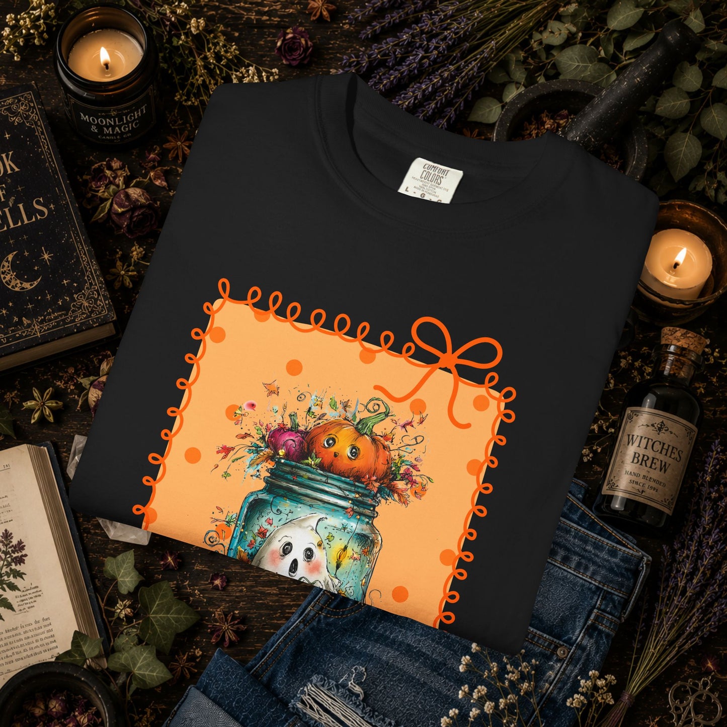 Halloween Pumpkin Ghost T-Shirt