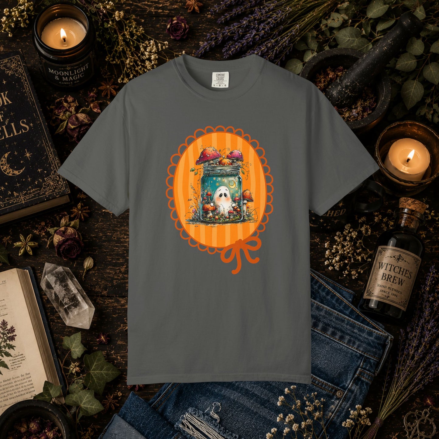 Ghost with Mushrooms T-Shirt