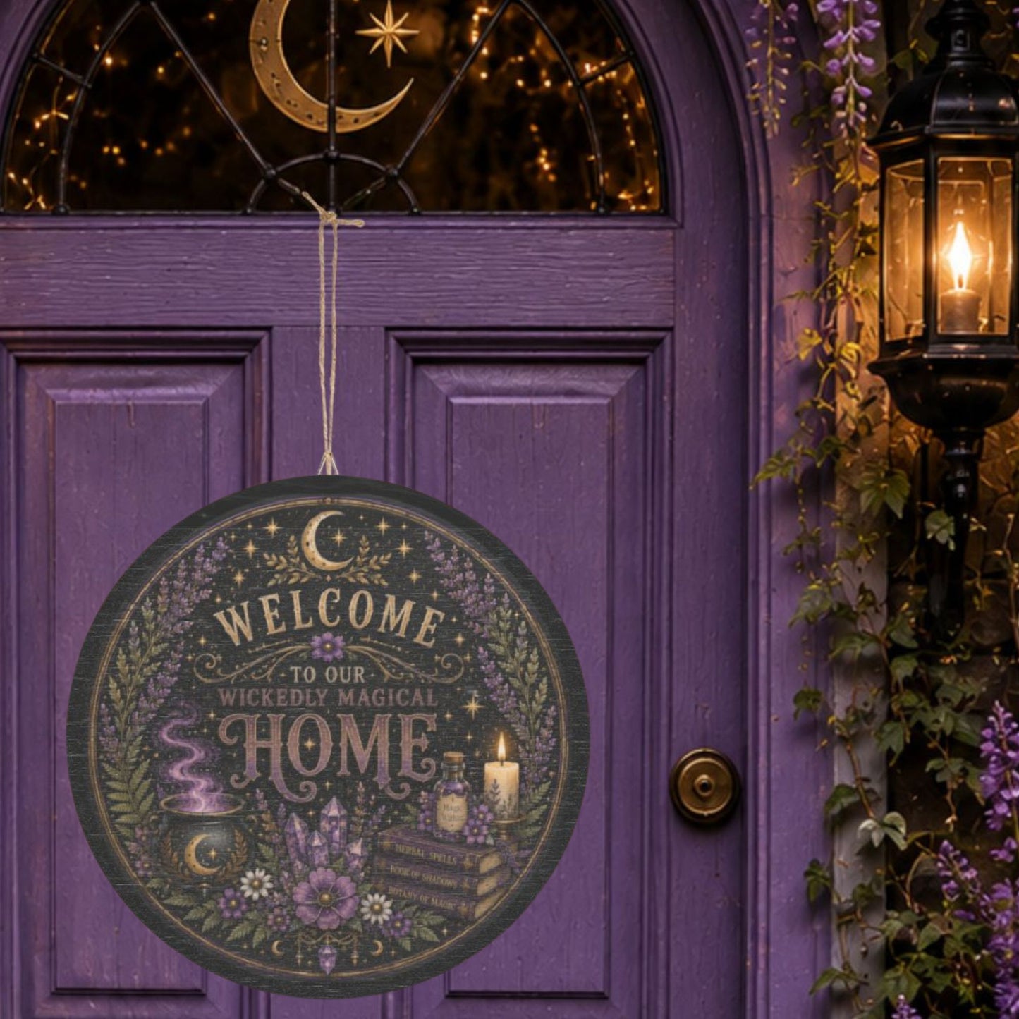 Wickedly Magical Home Wood Sign