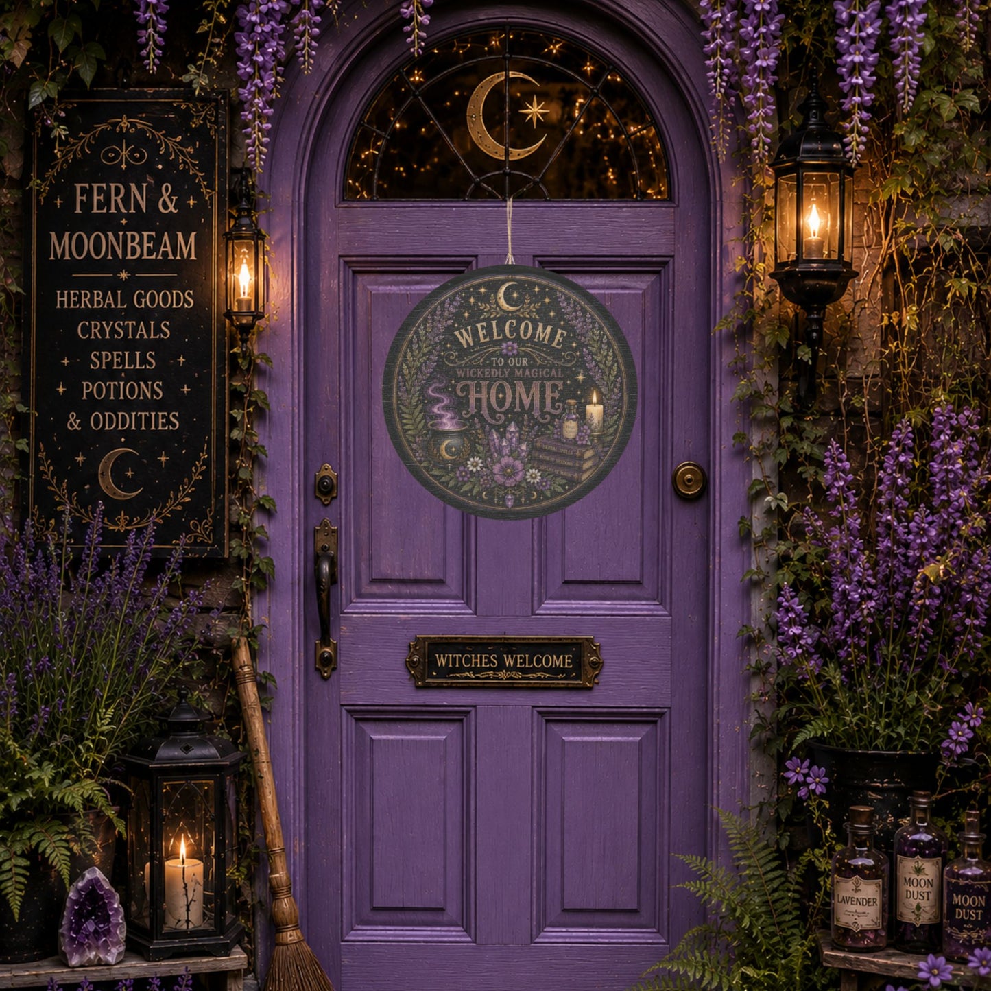 Wickedly Magical Home Wood Sign