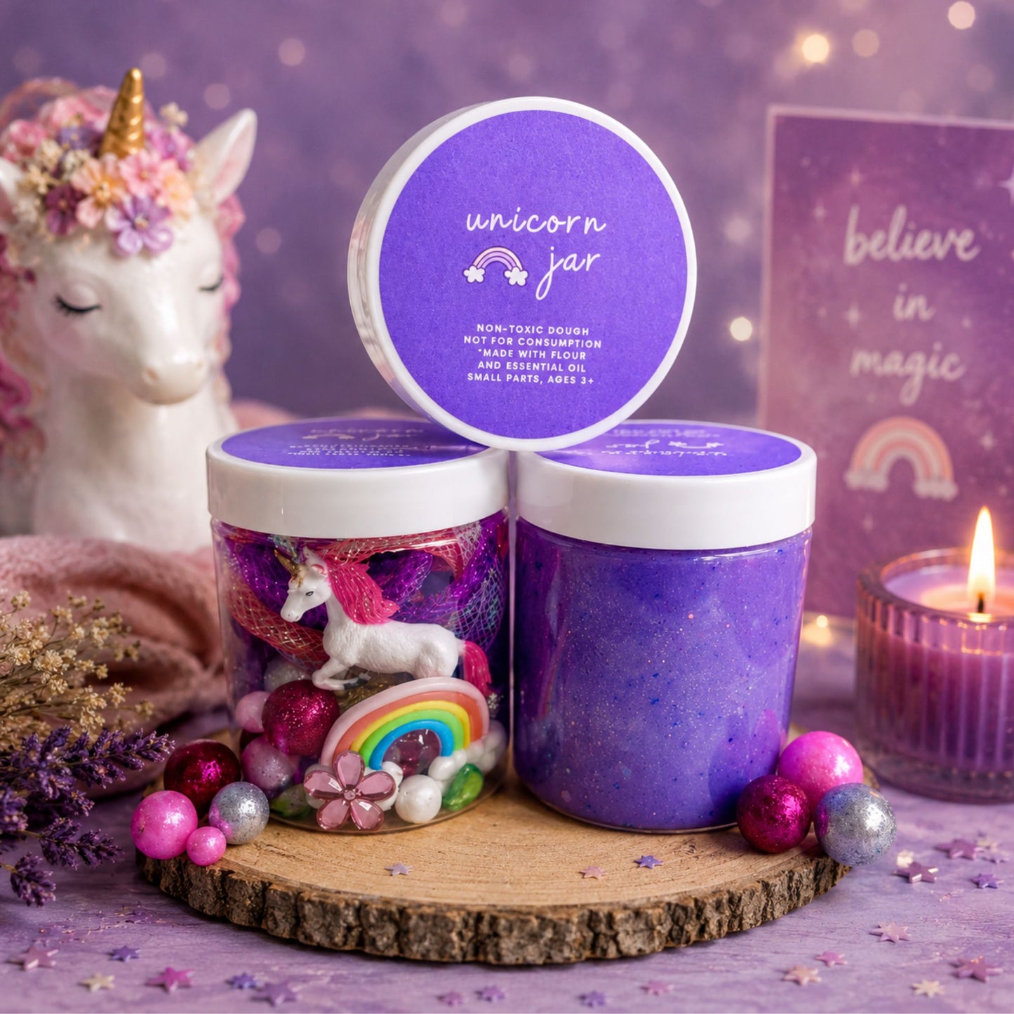 Magic Rainbow Unicorn Playdough Kit